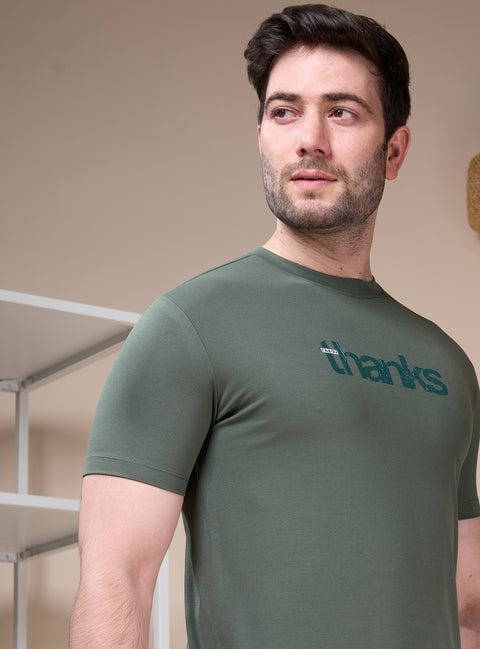 Buy Truedesign Regal Half Sleeve Tees Clover Green Online