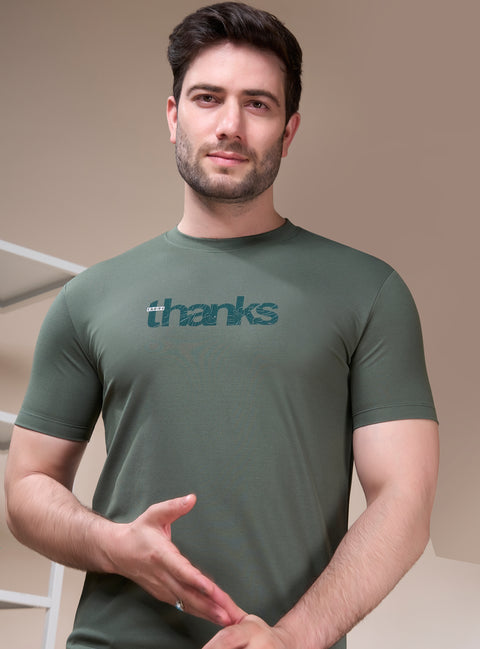 Buy Truedesign Regal Half Sleeve Tees Clover Green Online