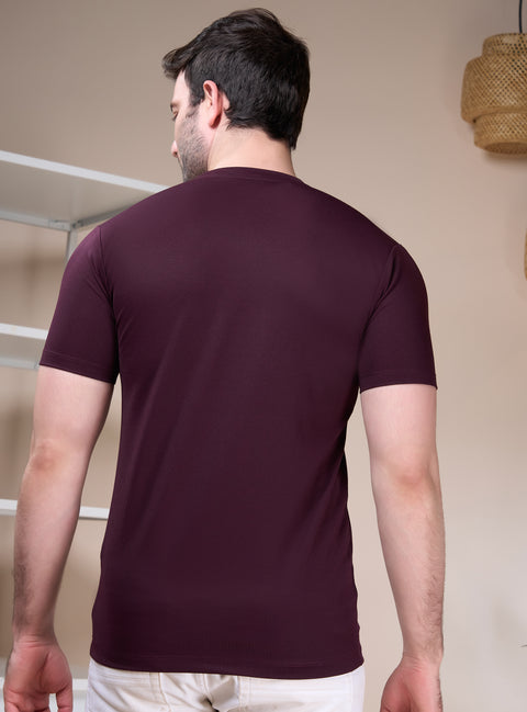 Buy Truedesign Regal Half Sleeve Tees Deep Ruby Online