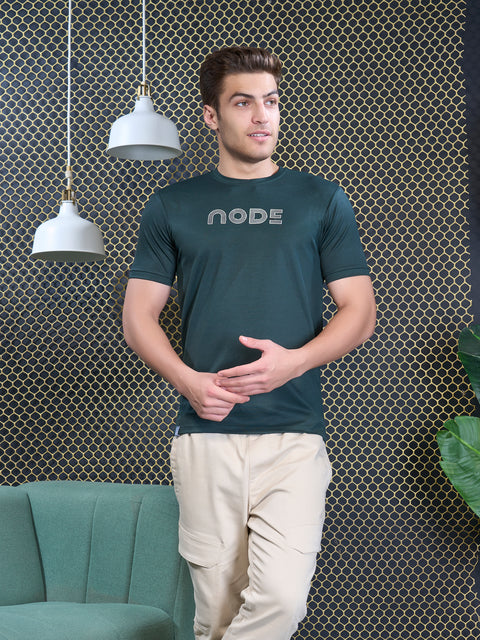 Buy Truedesign Regal Round Neck Tshirt Hunter Green Online