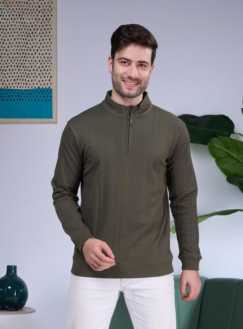 Buy Truedesign Ruffles Sweatshirt Army Green Online