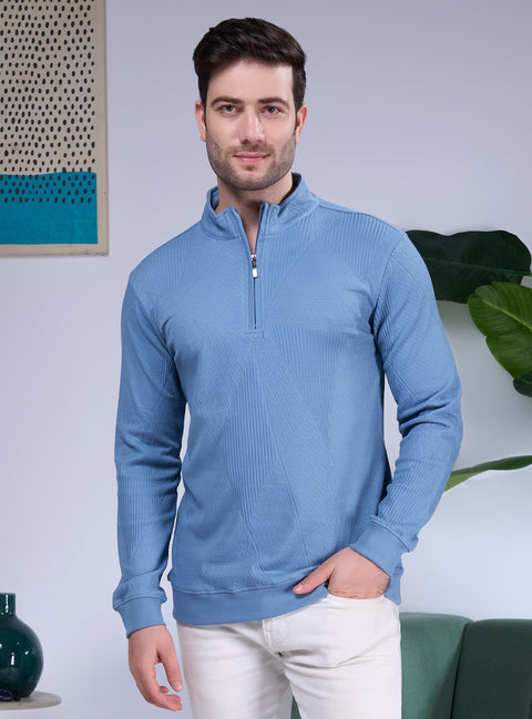 Buy Truedesign Ruffles Sweatshirt Queen Blue Online