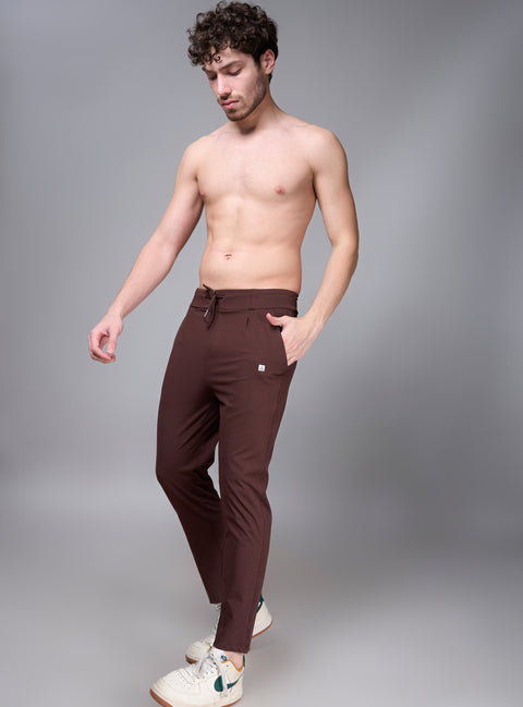 Buy Truedesign Scott Track Pant Bistre Brown Online