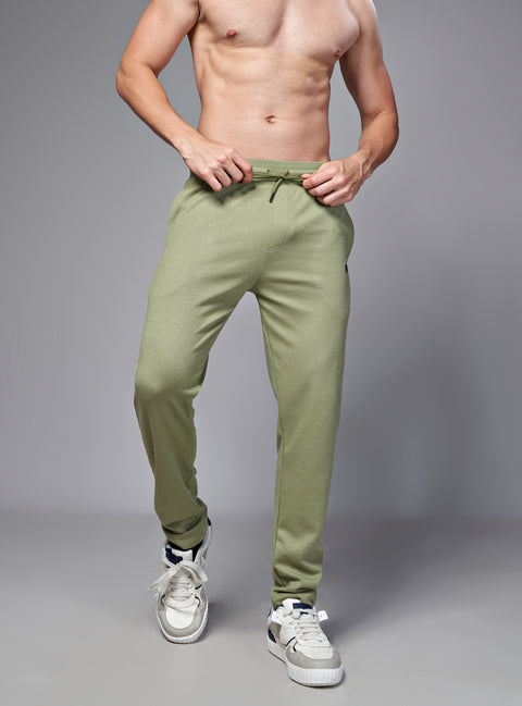 Buy Truedesign Smart Soild Track Pant Cam Green Online