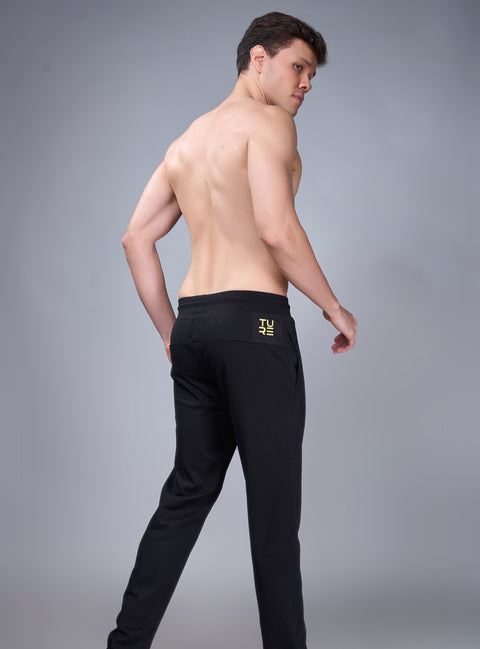 Buy Truedesign Smart Soild Track Pant Eerie Black Online