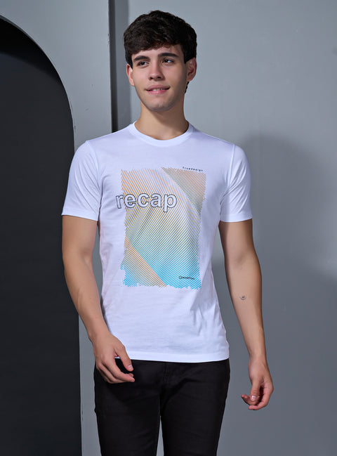 Buy Truedesign Space Half Sleeve Tees Extra White Online