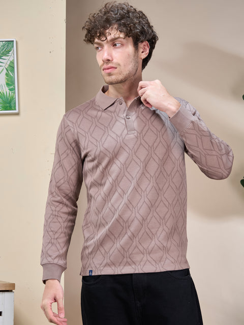 Buy Truedesign Stylo Aop Sweatshirt Cedar Brown Online