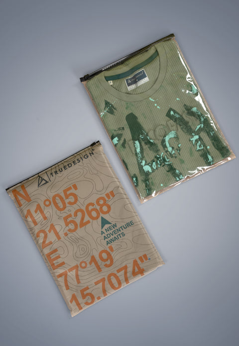 Buy Truedesign Tilt Round Neck Tshirt Reseda Green Online
