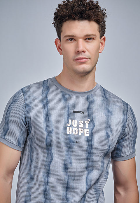 Buy Truedesign Tilt Round Neck Tshirt Slate Blue Online