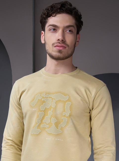 Buy Truedesign Tornado Full Sleeve Sweatshirt Ecru Online