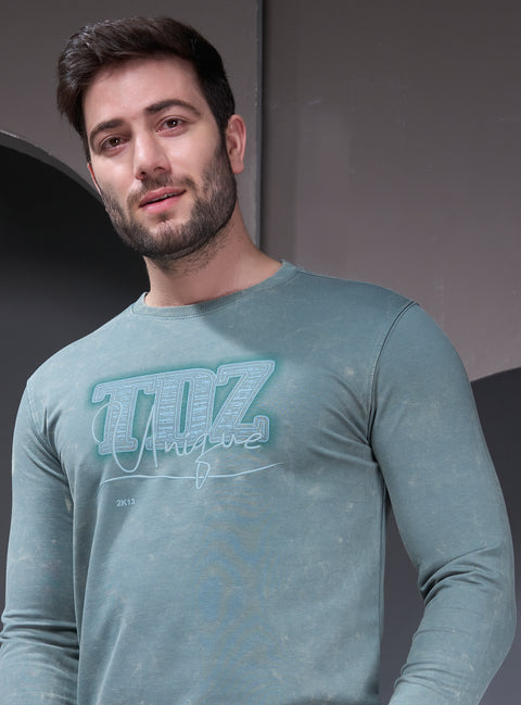 Buy Truedesign Tornado Full Sleeve Sweatshirt Tropical Green Online