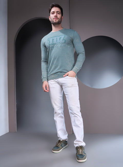 Buy Truedesign Tornado Full Sleeve Sweatshirt Tropical Green Online