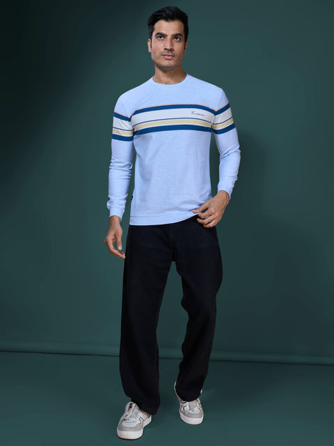 Buy Truedesign Tuscano Sweatshirt Blue & White Online