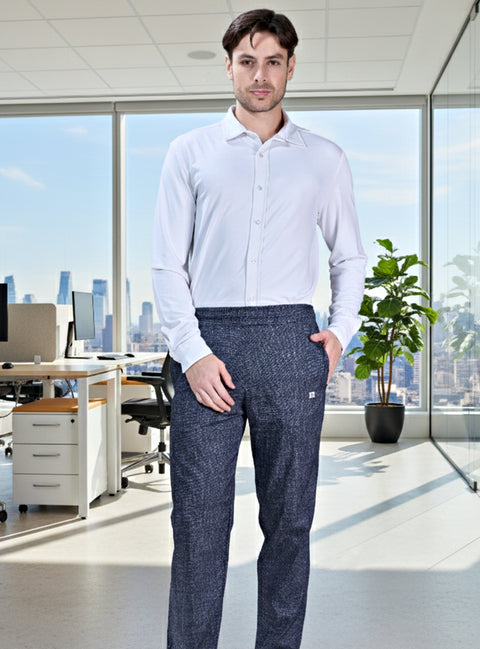 Buy Truedesign Tuxedo Track Pant Blue Black Online