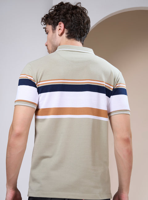 Buy Verdant Polo Tshirt Green & White Truedesign