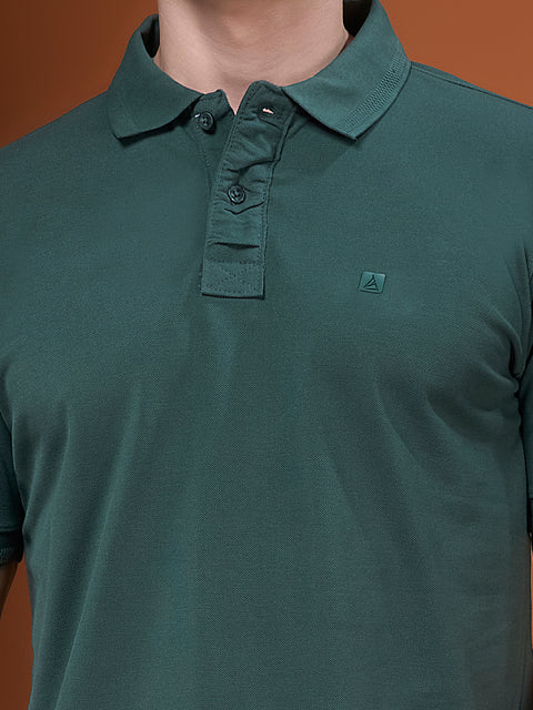 Buy Vertex Soild Polo Tshirt Sacramento Green Truedesign
