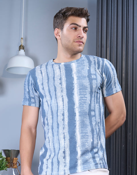 Buy Truedesign Vista Round Neck Tshirt Blue Online