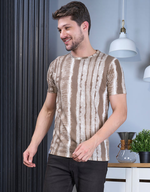 Buy Truedesign Vista Round Neck Tshirt French Brown Online