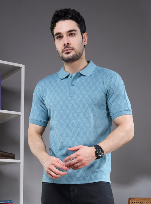 Buy Yang Soild Polo Tshirt Baby Blue Truedesign