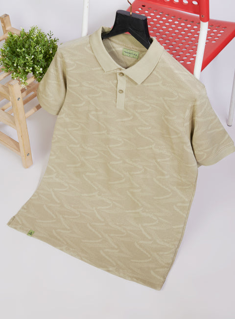 Buy Yang Soild Polo Tshirt Pale Lime Truedesign