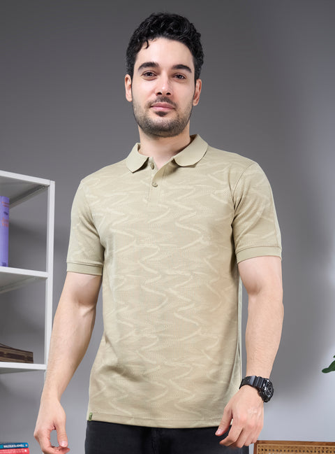 Buy Yang Soild Polo Tshirt Pale Lime Truedesign