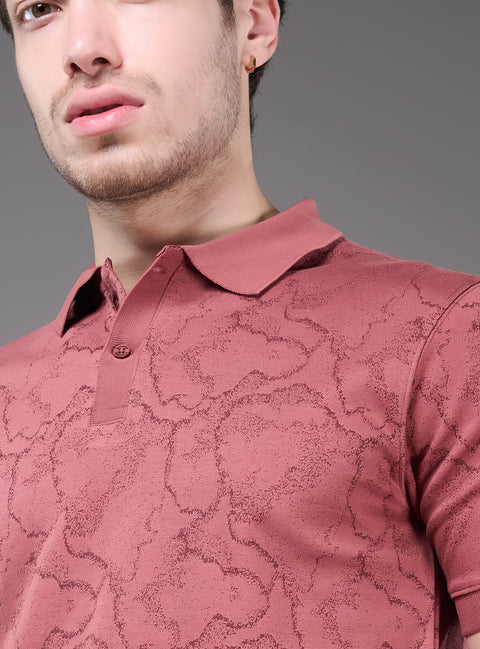 Buy Yang Soild Polo Tshirt Redwood Truedesign