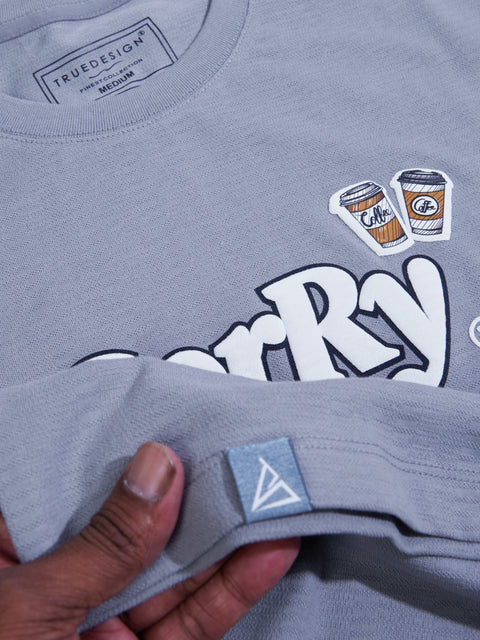 Buy Truedesign Zeal Round Neck Tshirt Grey Cloud Online