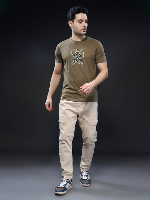 Buy Truedesign Zeal Round Neck Tshirt Rifle Green Online