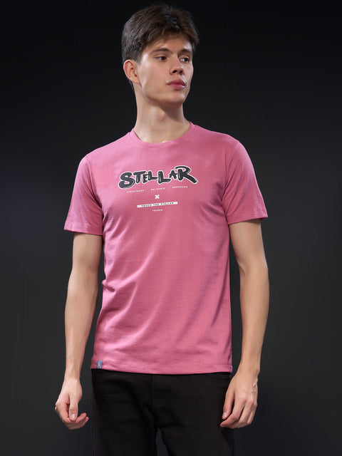 Buy Truedesign Zeal Round Neck Tshirt Rose Gold Online