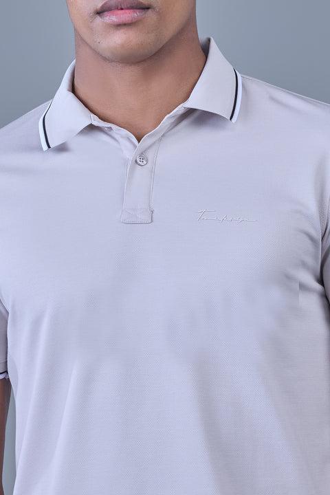 Buy Zion Polo Tshirt Soild Crepe Pink Truedesign